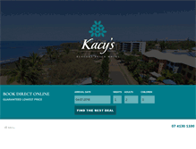 Tablet Screenshot of kacys.com.au